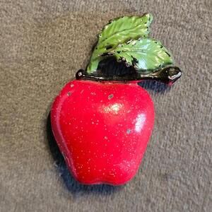 Vintage Apple Brooch